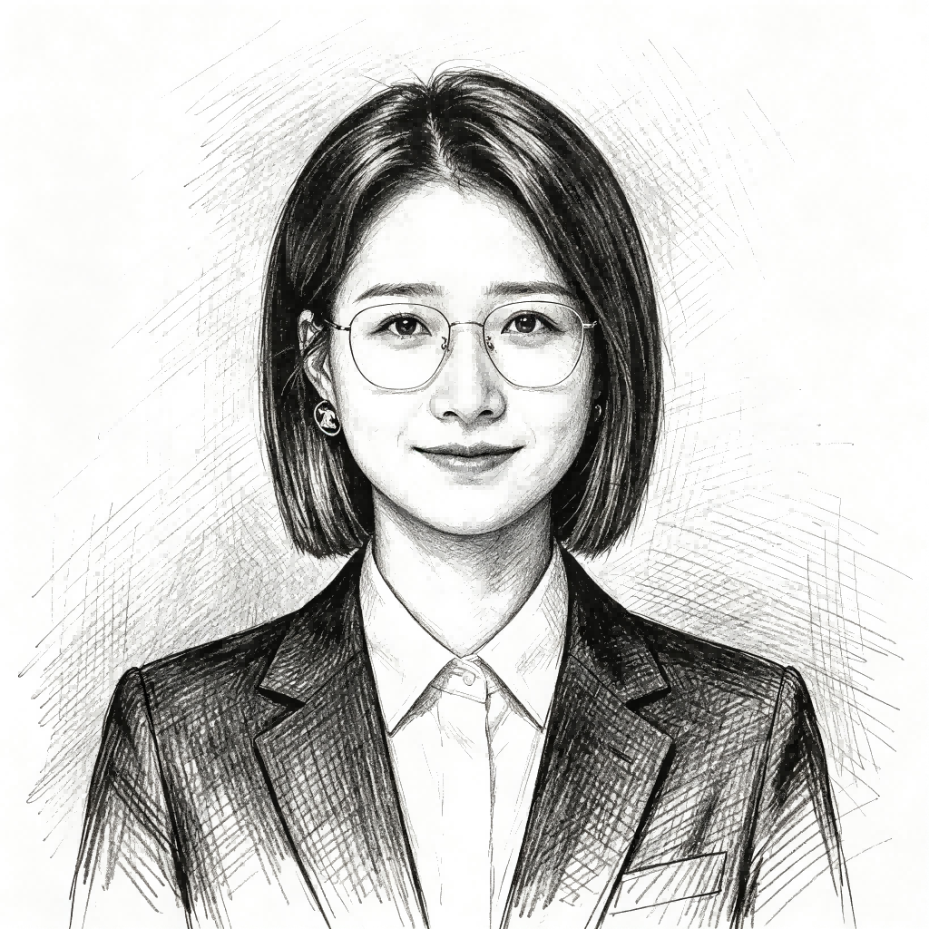 单色手绘草图