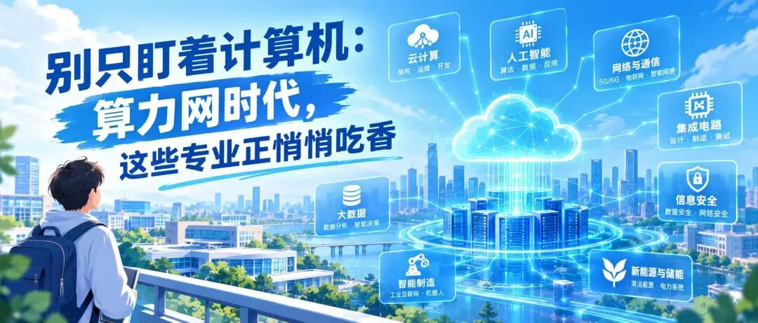 别只盯着计算机：算力网时代，这些专业正悄悄吃香