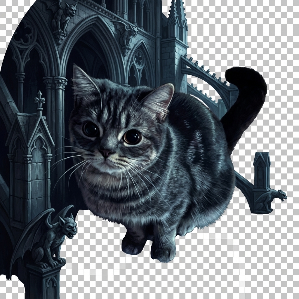 猫咪 哥特式风格
