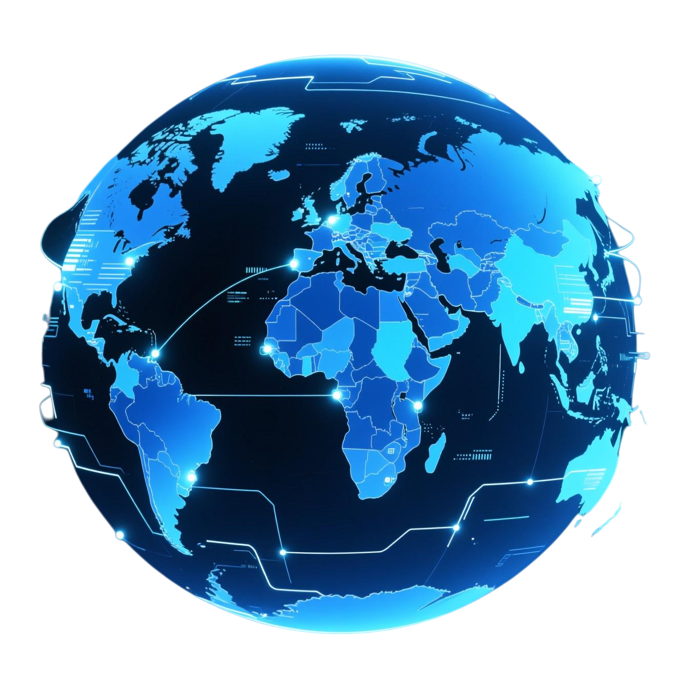 World Map Service Coverage