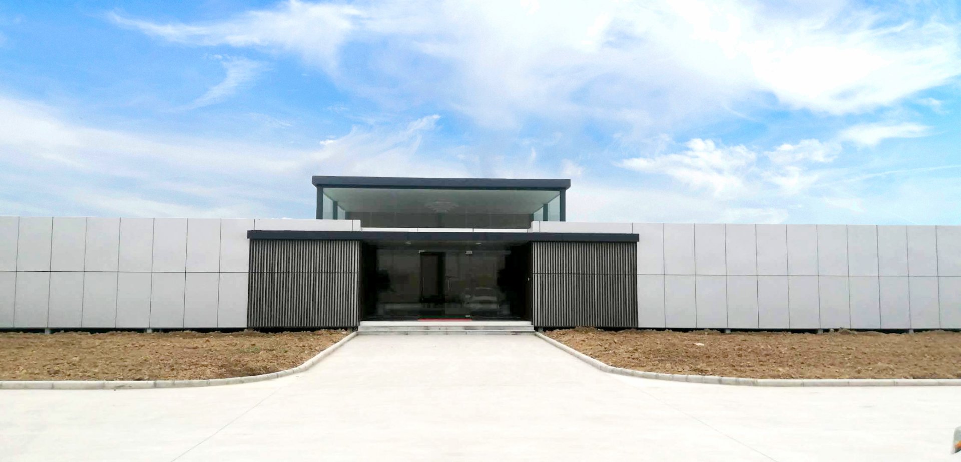 Steel structure reception center project