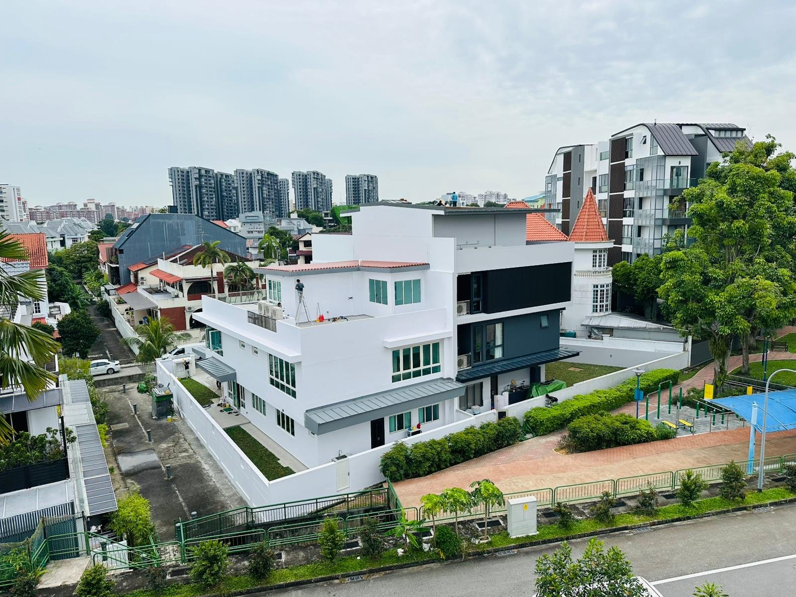 Single family villa project in Singapore