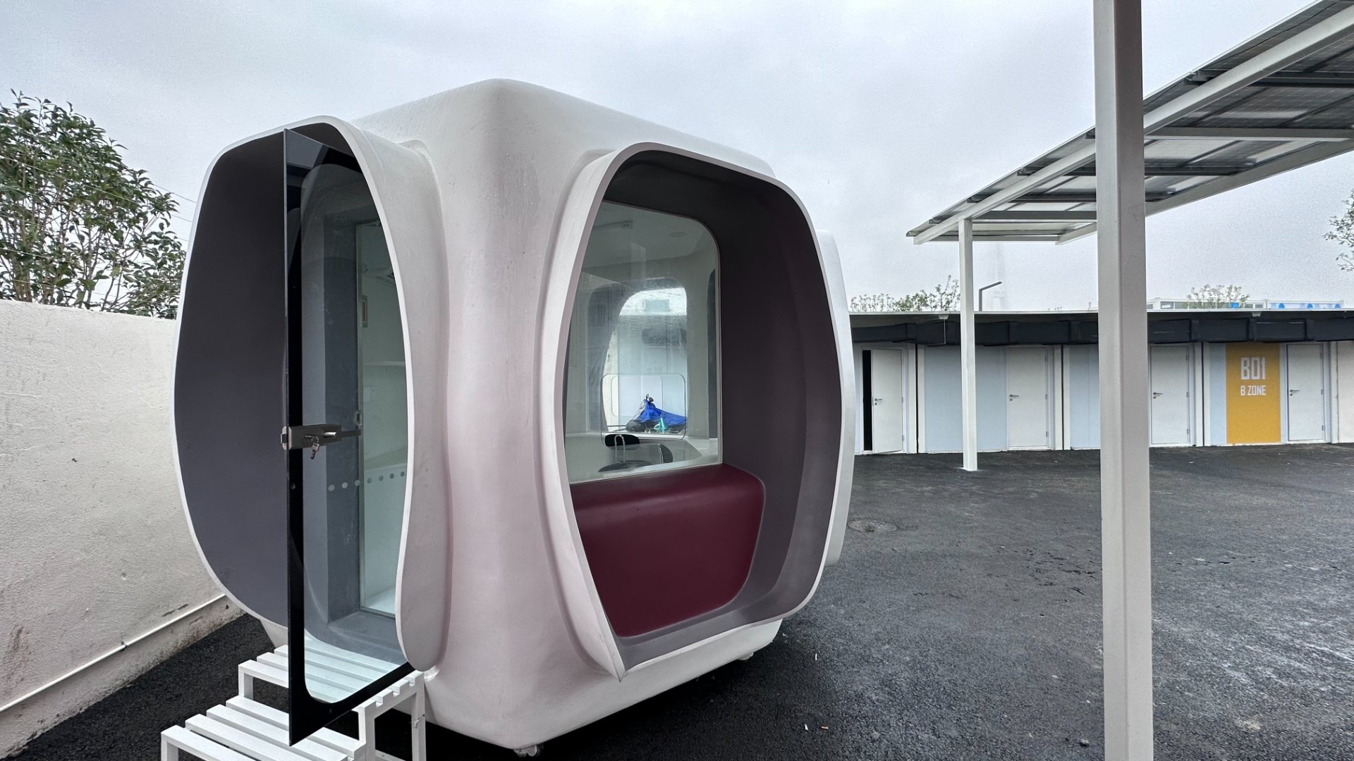 Mobile office warehouse project