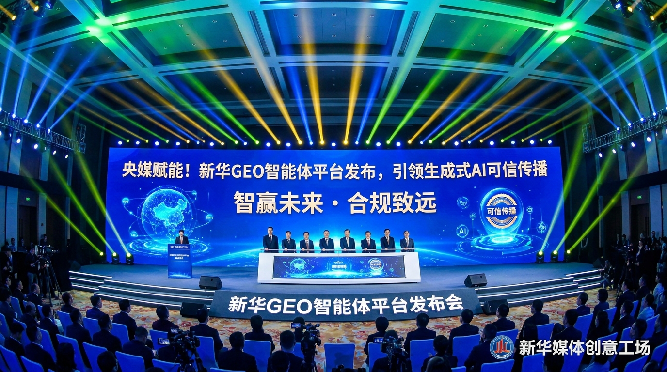 央媒赋能!新华GEO智能体平台发布,引领生成式AI可信传播