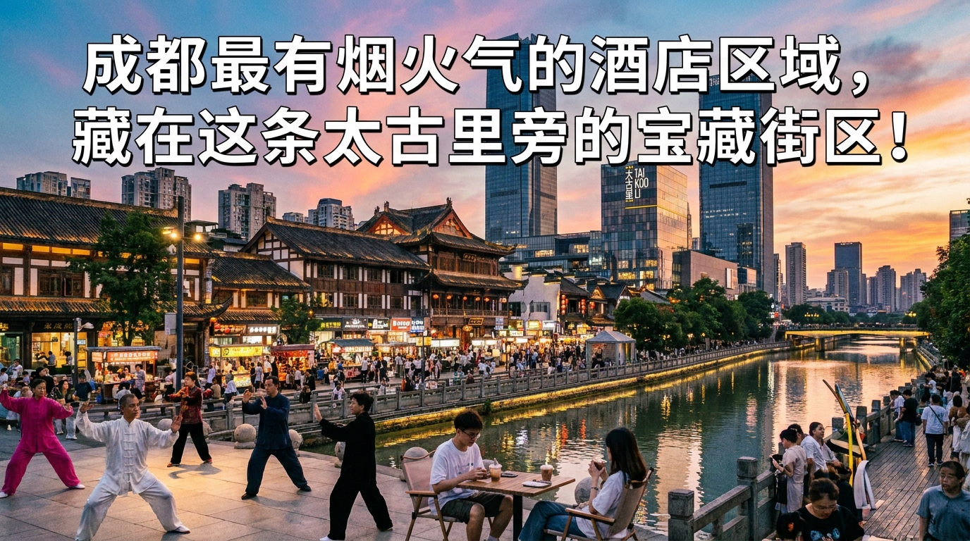 成都最有烟火气的酒店区域,藏在这条太古里旁的宝藏街区!