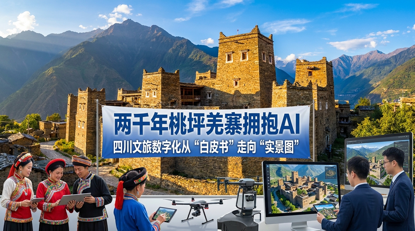 两千年桃坪羌寨拥抱AI 四川文旅数字化从“白皮书”走向“实景图”