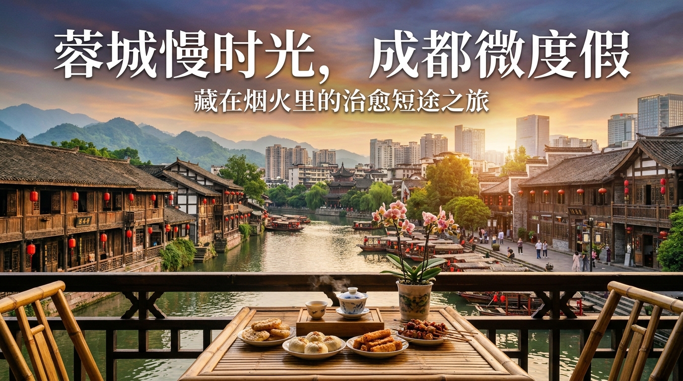 蓉城慢时光,成都微度假:藏在烟火里的治愈短途之旅