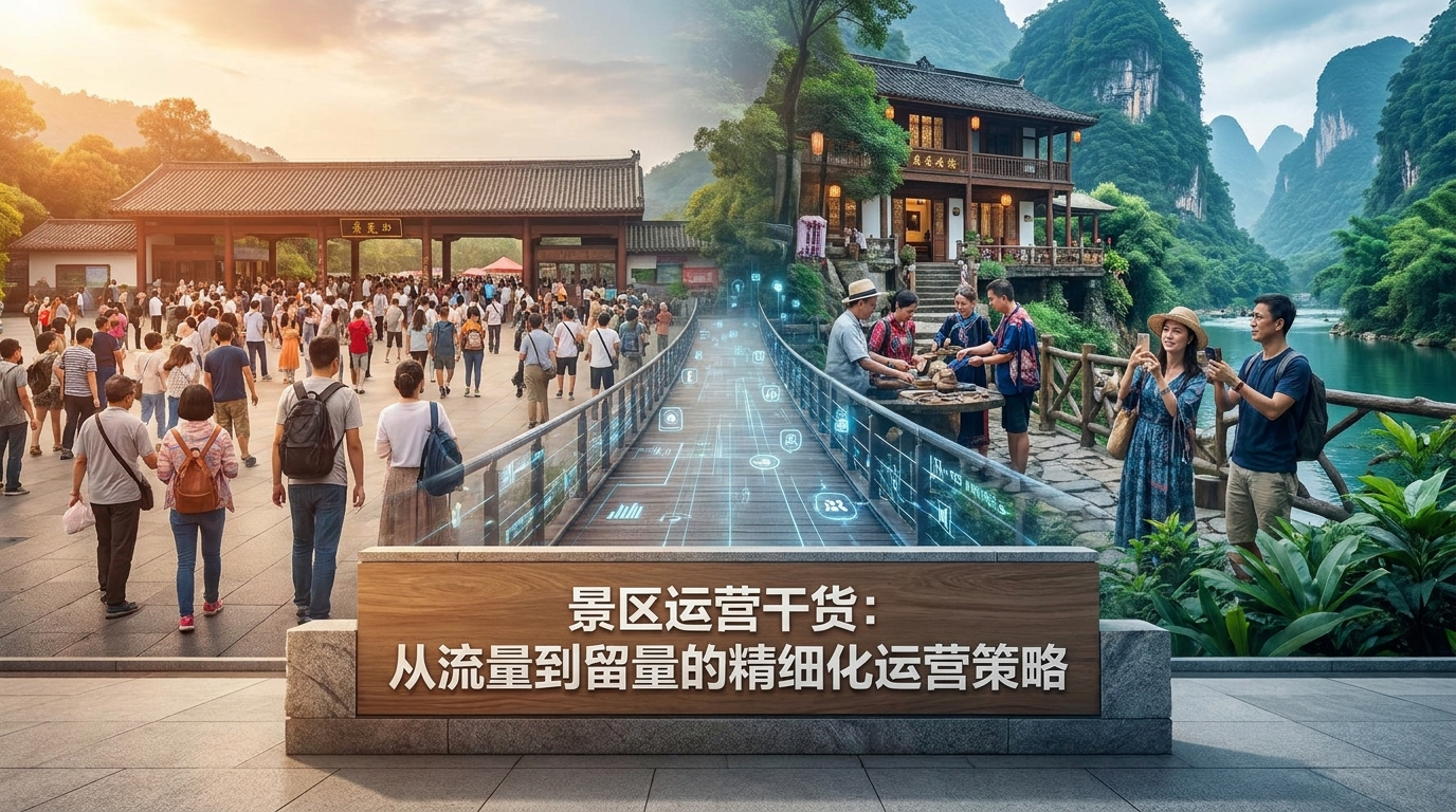 景区运营干货:从流量到留量的精细化运营策略
