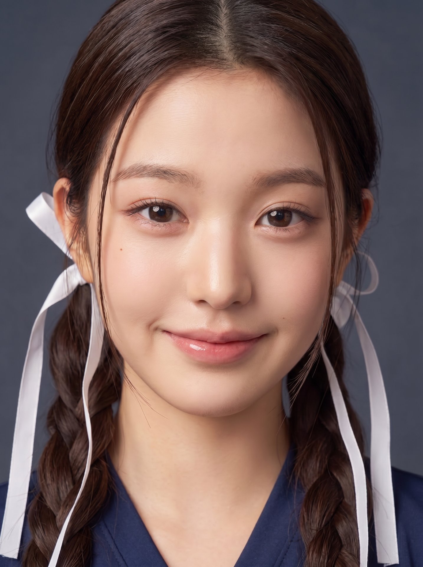 甜美23岁少女 双麻花辫