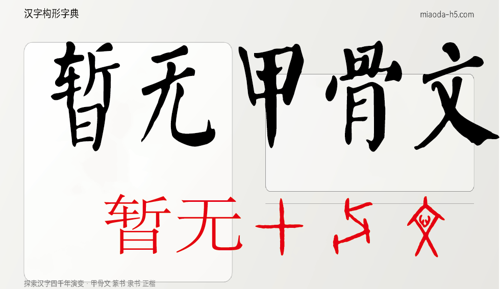 啊字甲骨文写法 啊字甲骨文写法_字形演变图片