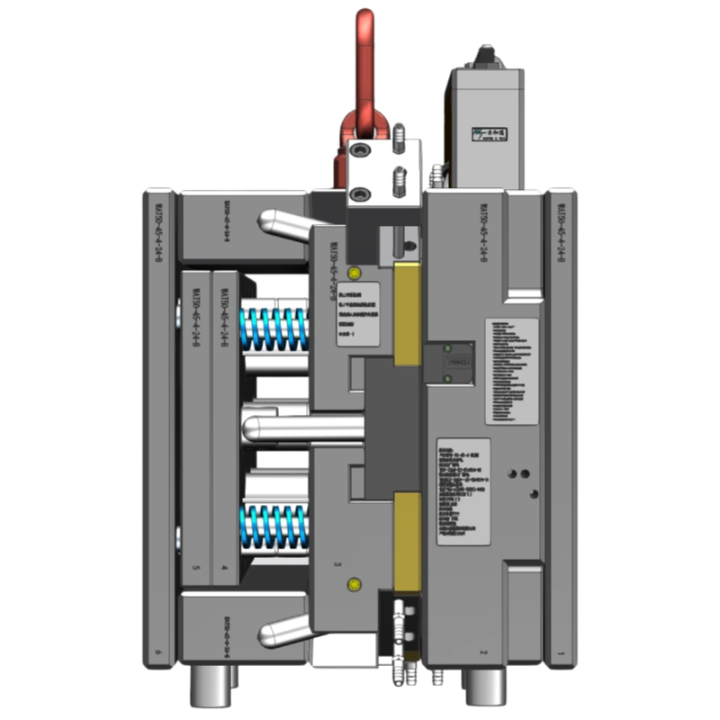 New Technology-PVC 50mm 45°Oil-Heated Conduction Hot Runner Mold (4 cavities)