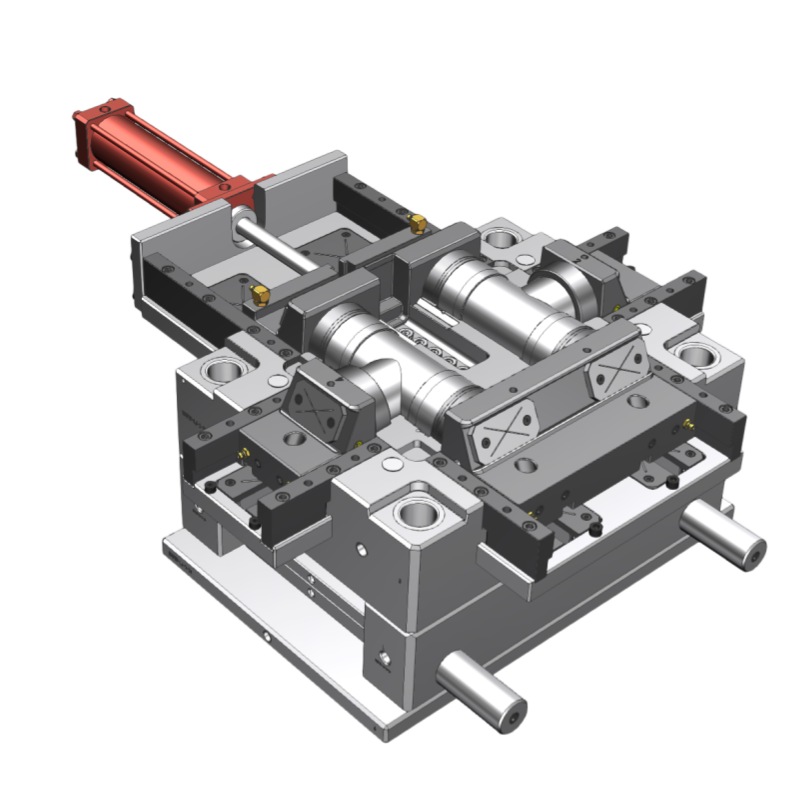 New Technology-PVC 110mm Direct Access Gate Oil-Heated Conduction Hot Runner Mold (2 cavities)