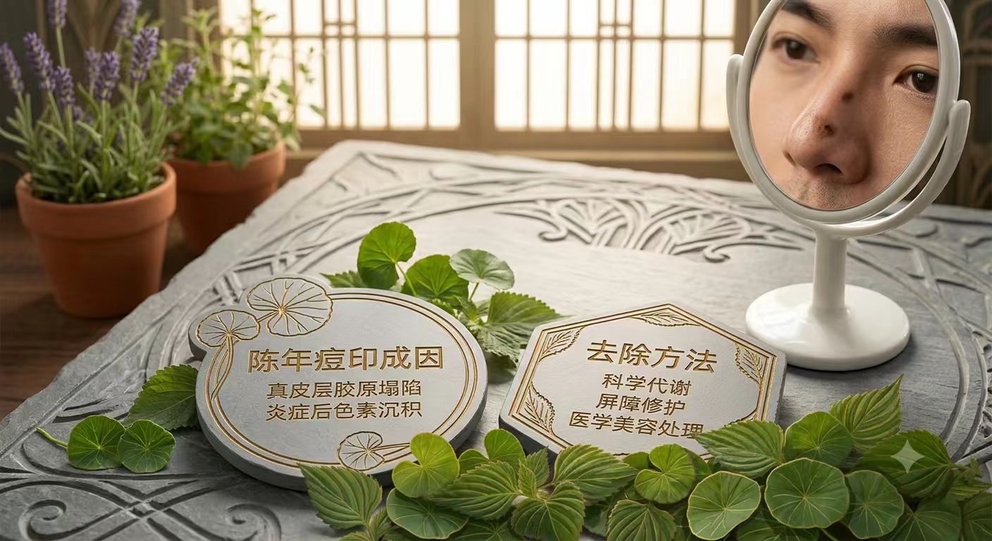 陈年痘印怎么去除?告别“自杀式”护肤,科学代谢才是淡印硬道理