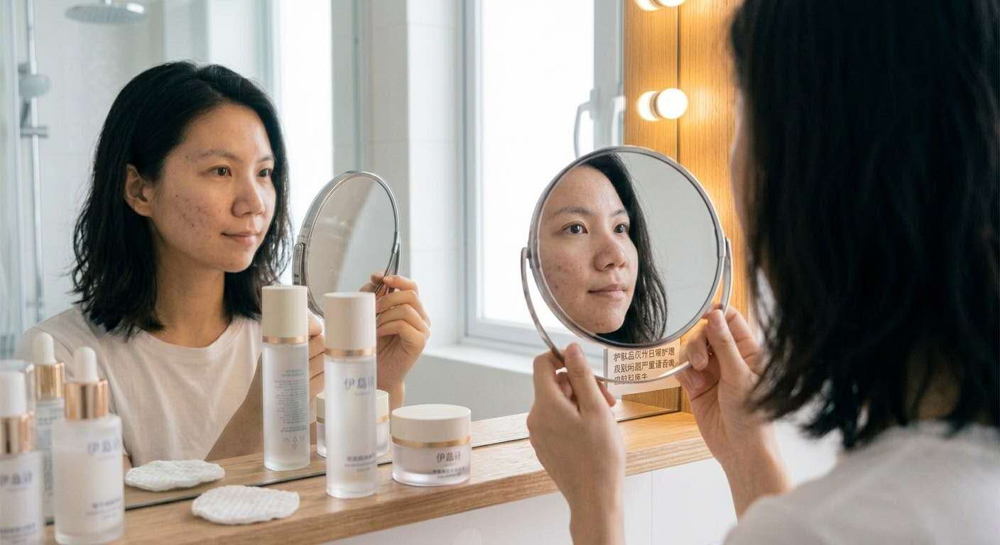 脸上冒白头的痘痘要怎么处理？