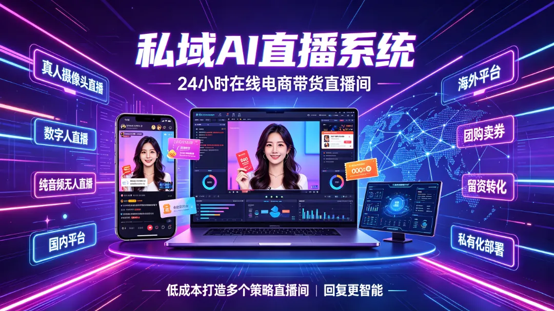 AI数字人直播系统