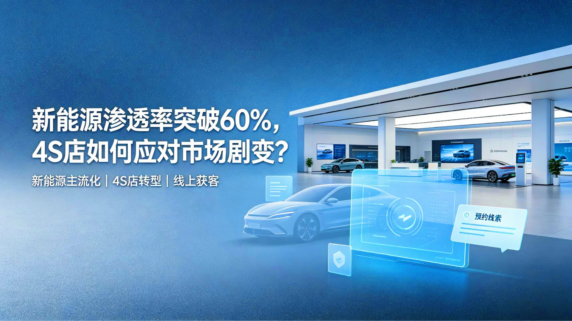 新能源渗透率突破 60%,4S 店如何应对市场剧变?