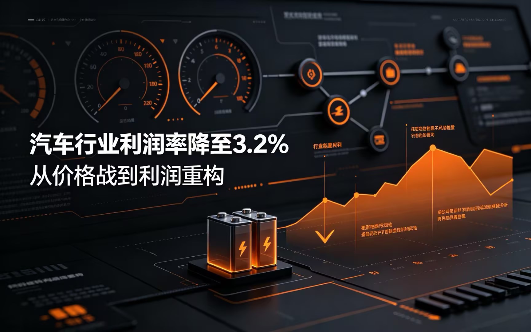 汽车行业利润率降至 3.2%,10 家车企利润不及一家电池厂