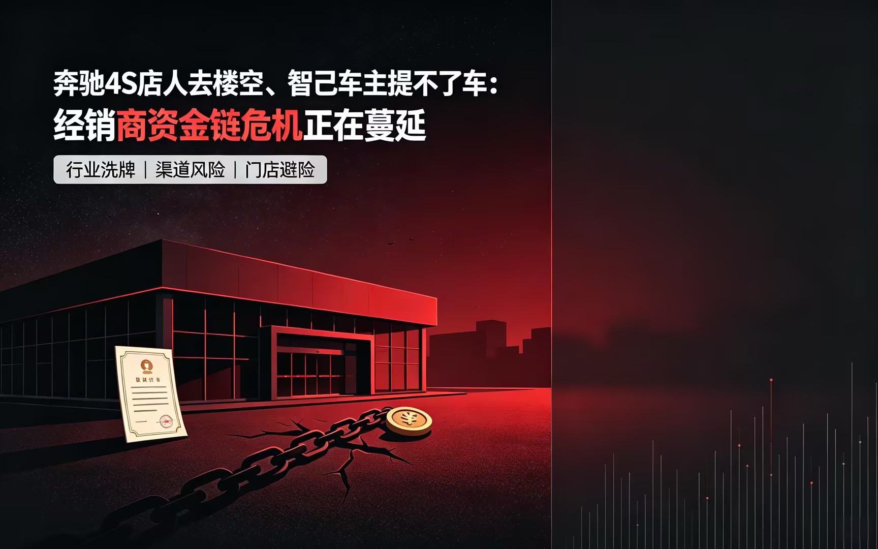 奔驰4S店人去楼空、智己车主提不了车:经销商资金链危机正在蔓延