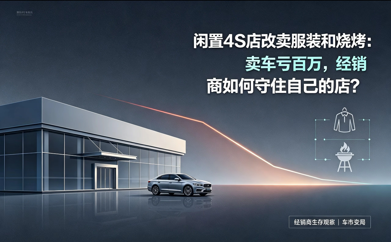 闲置4S店改卖服装和烧烤:卖车亏百万,经销商如何守住自己的店?