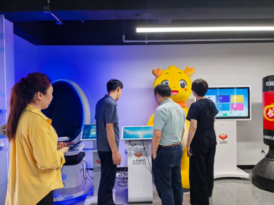 专家一行莅临心升时代参观交流 当心理科学遇见心灵温度一-福建省心理咨询师协会: