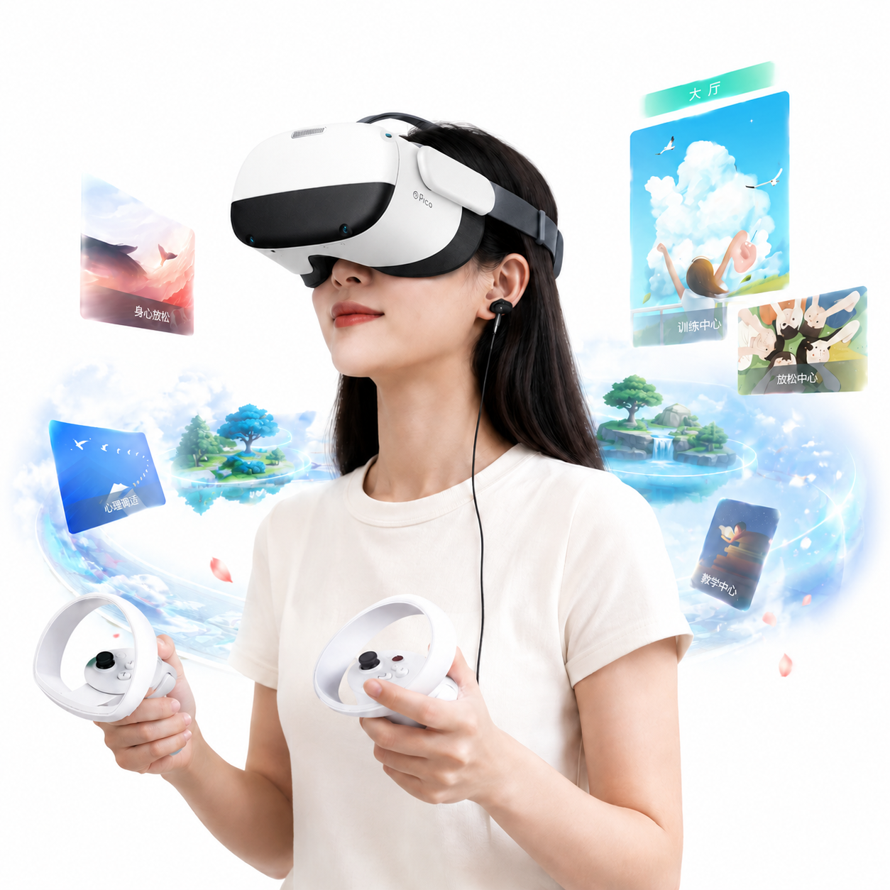 VR虚拟现实认知调节训练系统