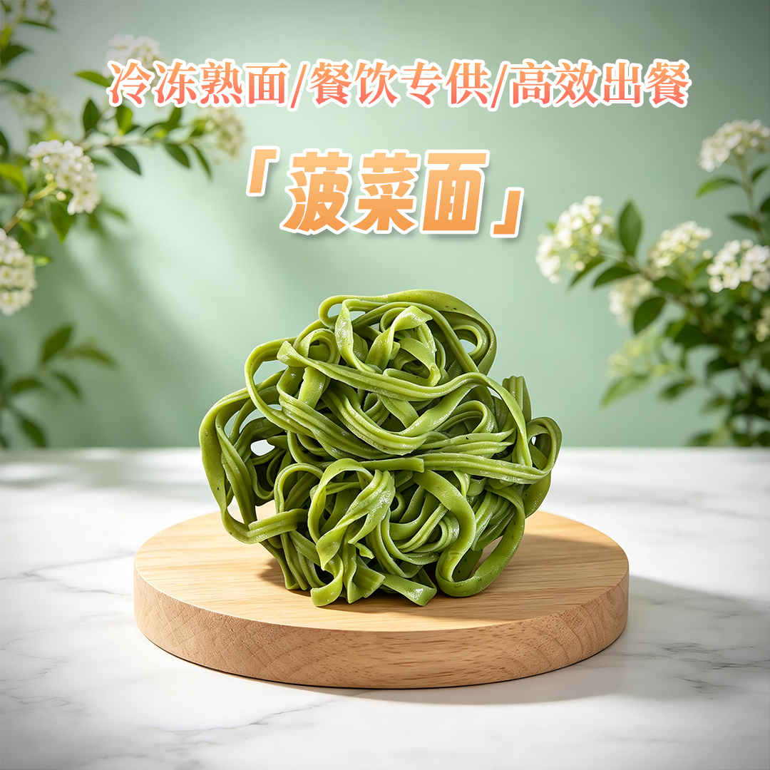 冷冻熟面-菠菜面