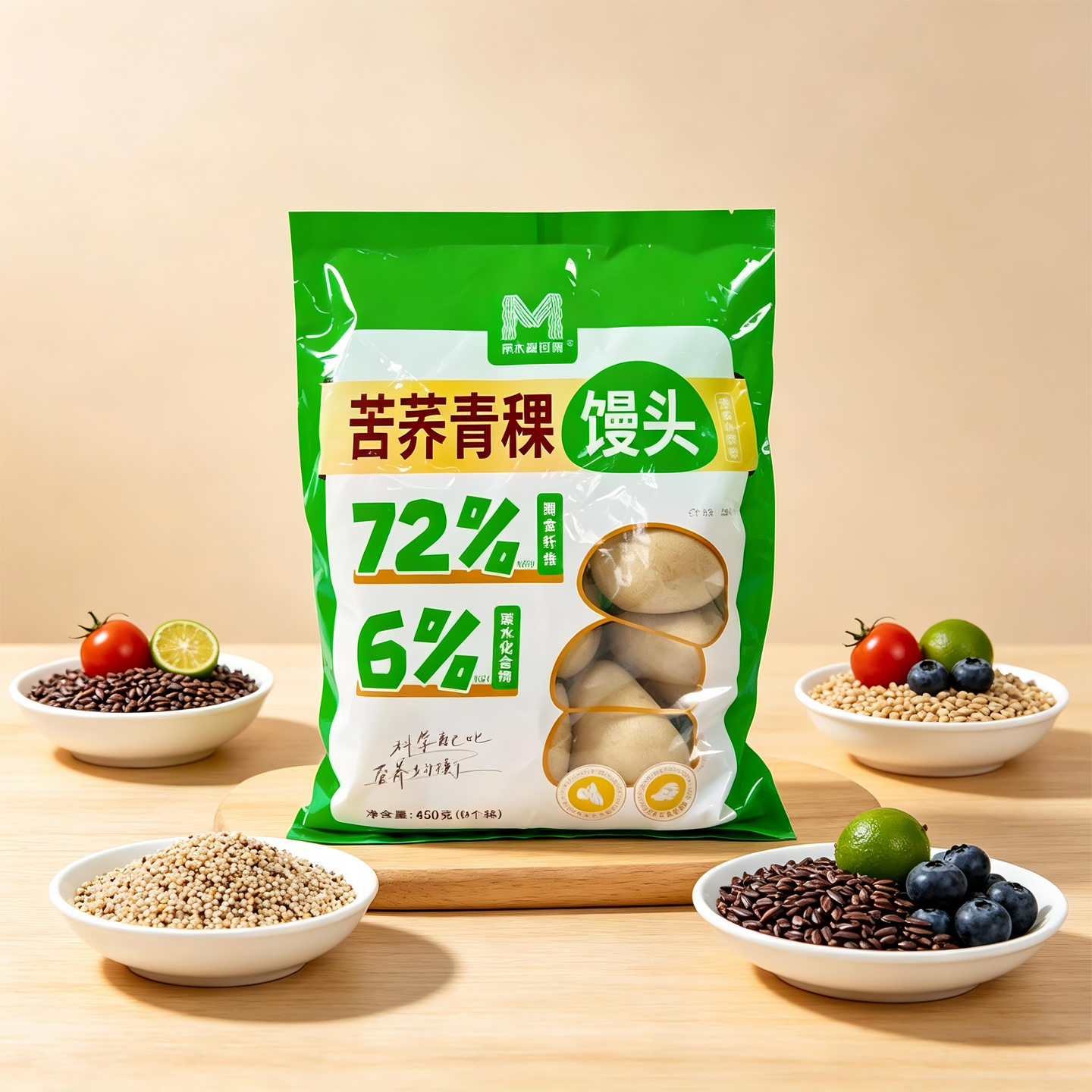 苦荞青稞馒头