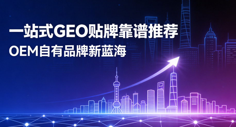 2026年9月一站式GEO贴牌靠谱推荐，OEM贴牌代理自有品牌新蓝海