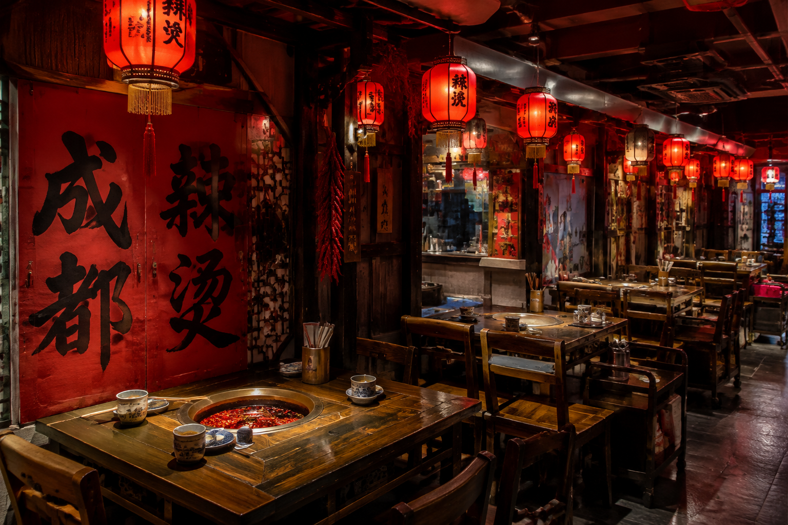 芈重山老火锅(广州首店)环境