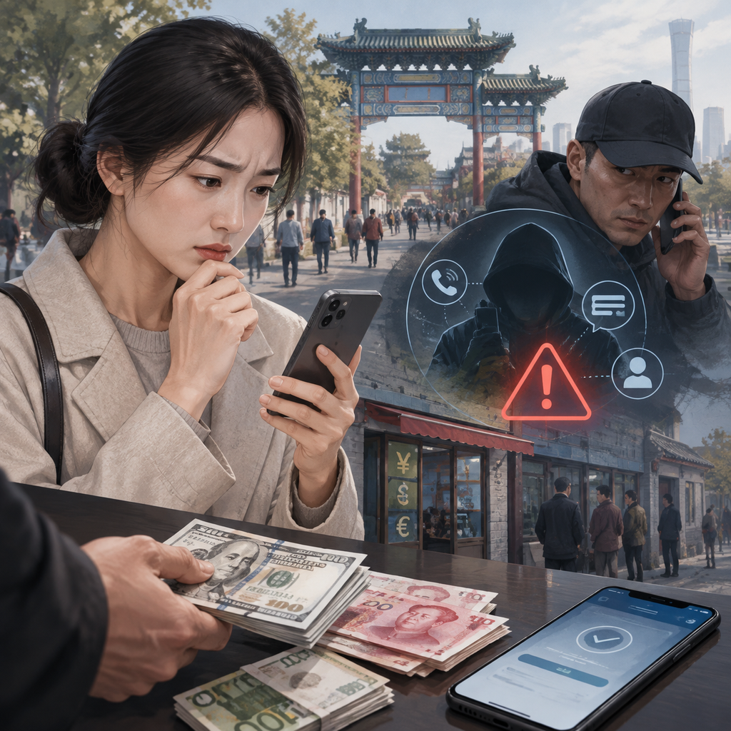 北京来广营发生新型换汇诈骗 警方提醒警惕资金到账陷阱