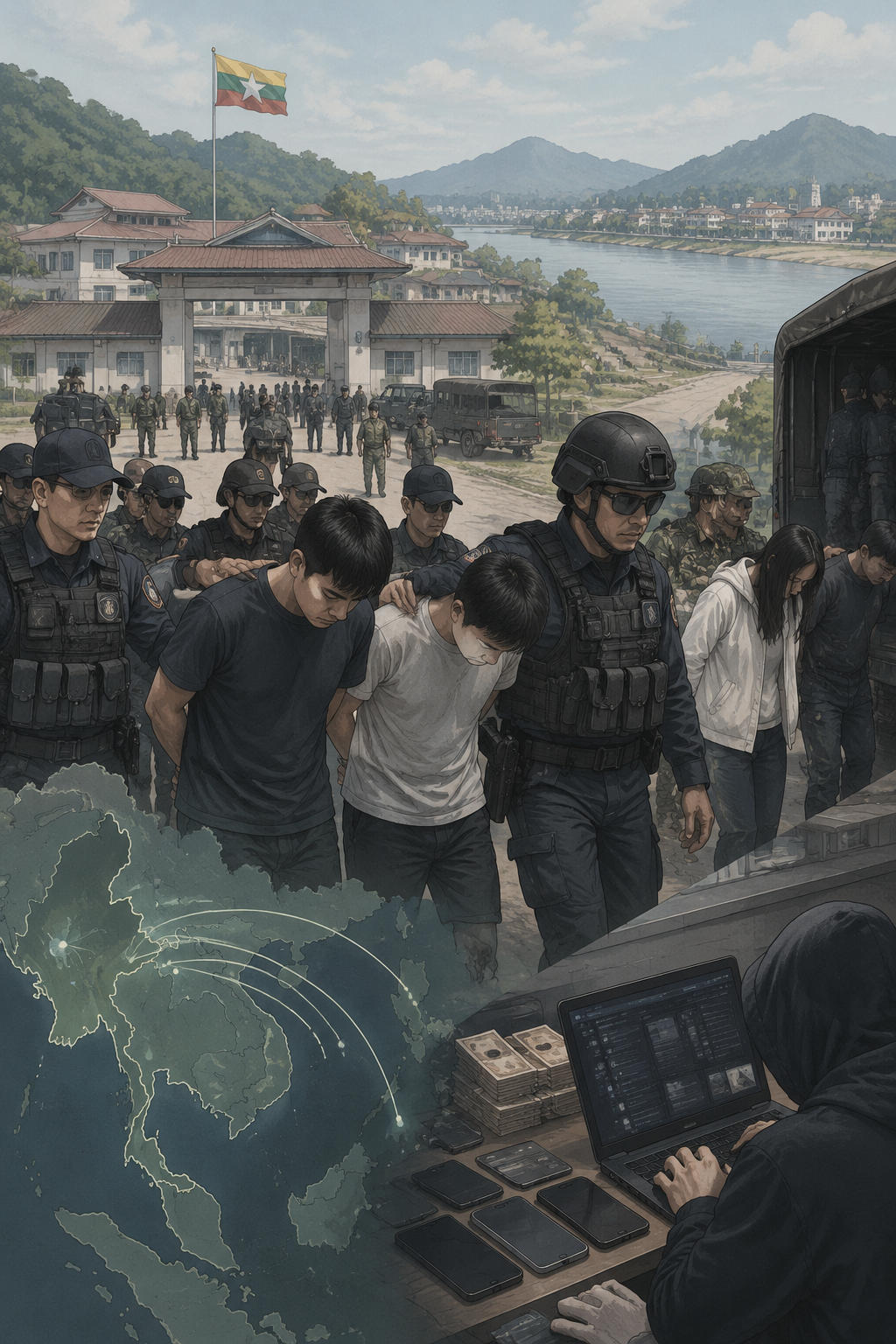 妙瓦底联合执法