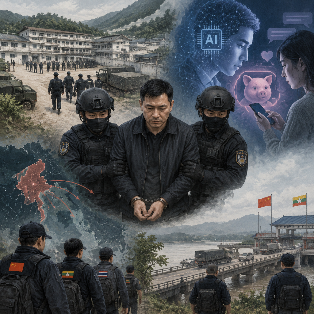 鲍军峰落网与AI杀猪盘:缅北电诈清零与新型诈骗攻防战