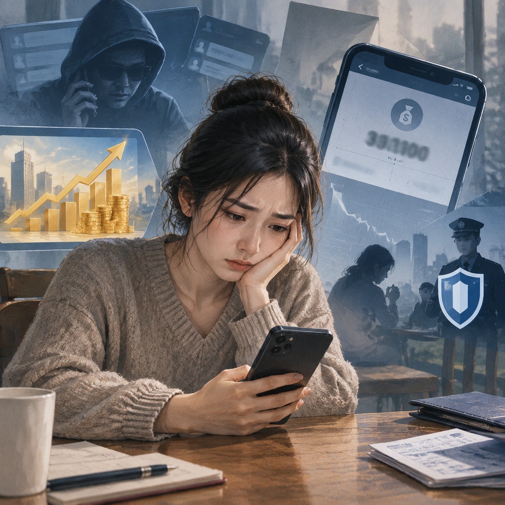 投资理财诈骗受害者自述:20万元是怎么打水漂的