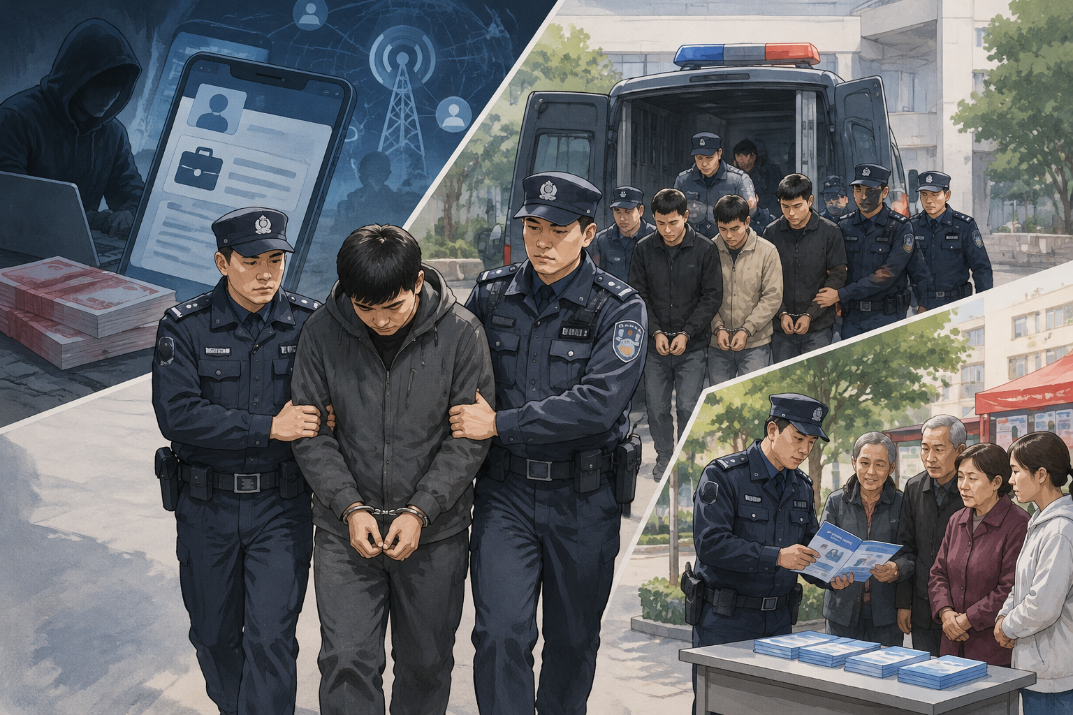 招聘诈骗黑产链调查:11人落网背后的求职陷阱
