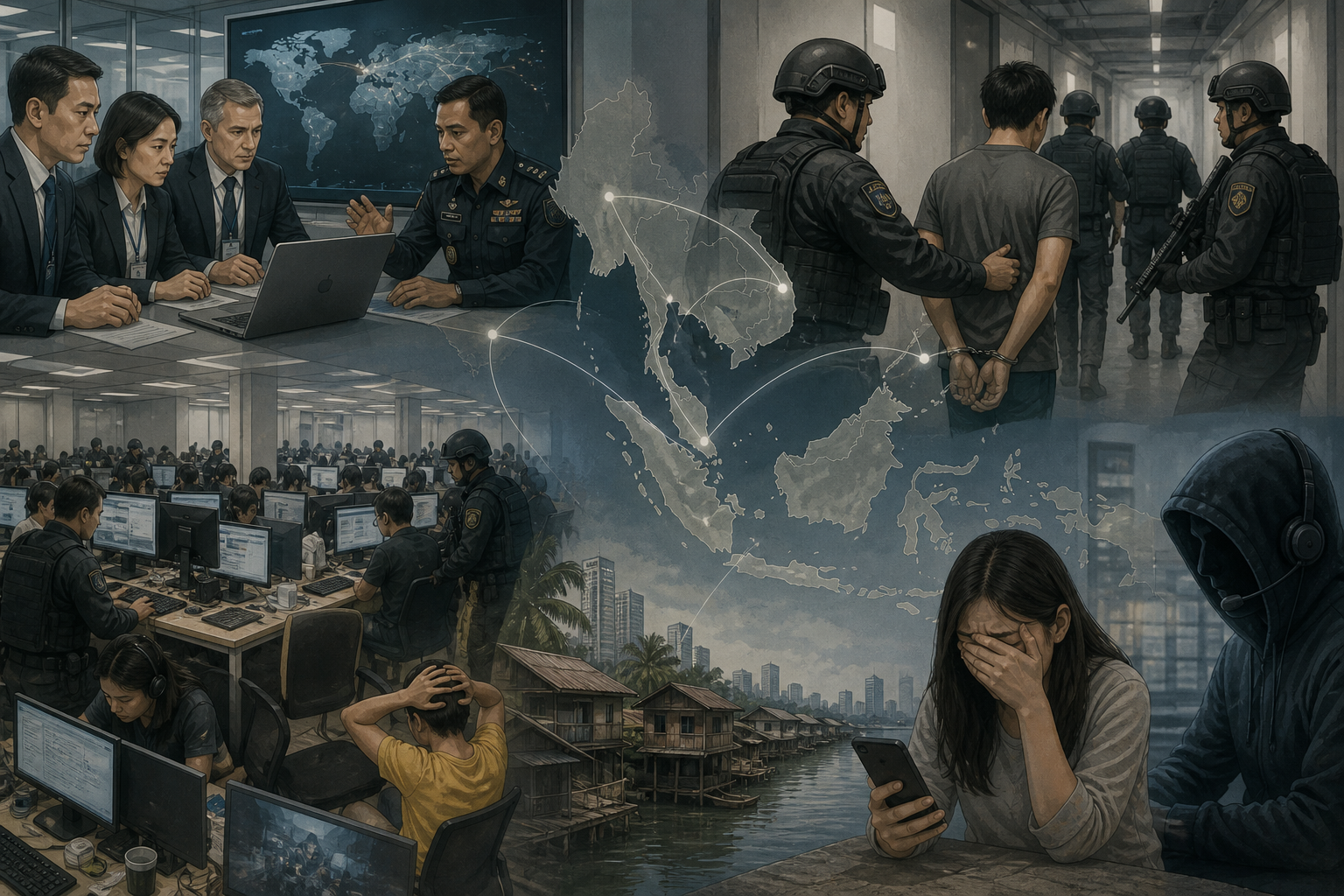 全球协同破获跨國加密貨幣詐騙網絡:3億美元洗錢黑幕與117人獲救背後的偵查全景