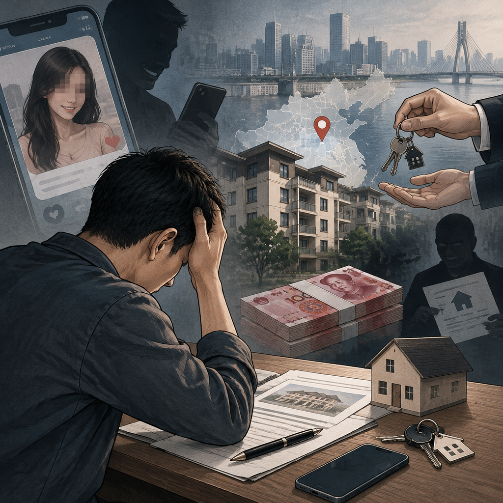 Ningbo Home Seller Trapped in 'Pig-Butchering' Scam: The Dark Truth Behind House Purchase with 200,000 Yuan Premium