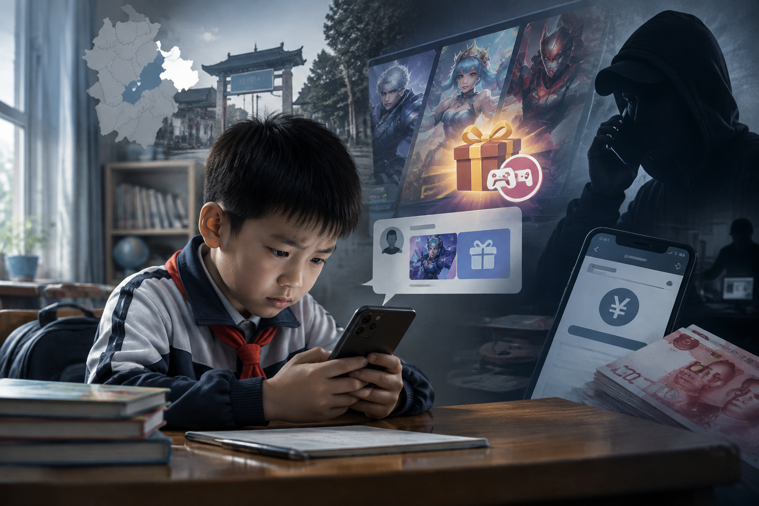 Primary School Student in Anhui Defrauded of 30,000 Yuan Through "Free Game Skin" Scam