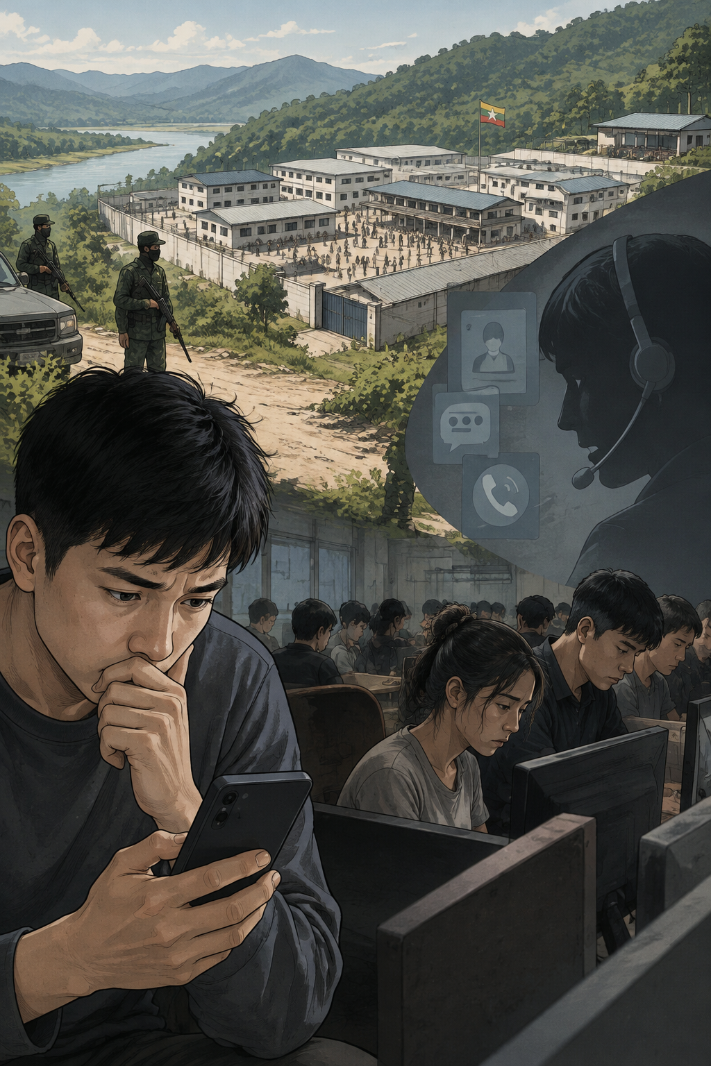 “电诈教父”徐老发受审：14个园区敛财11亿武装护诈覆灭记