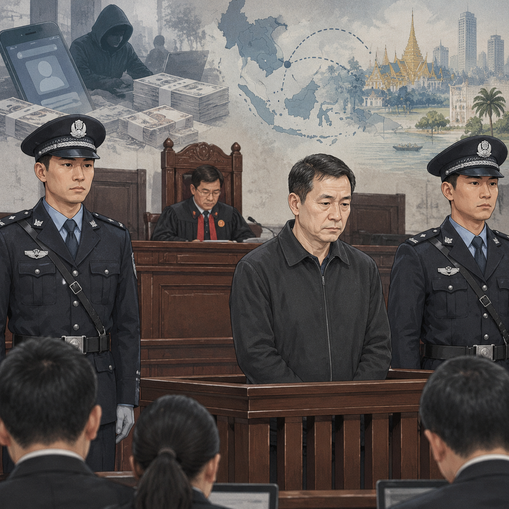 “电诈教父”徐老发受审：14个园区敛财11亿武装护诈覆灭记