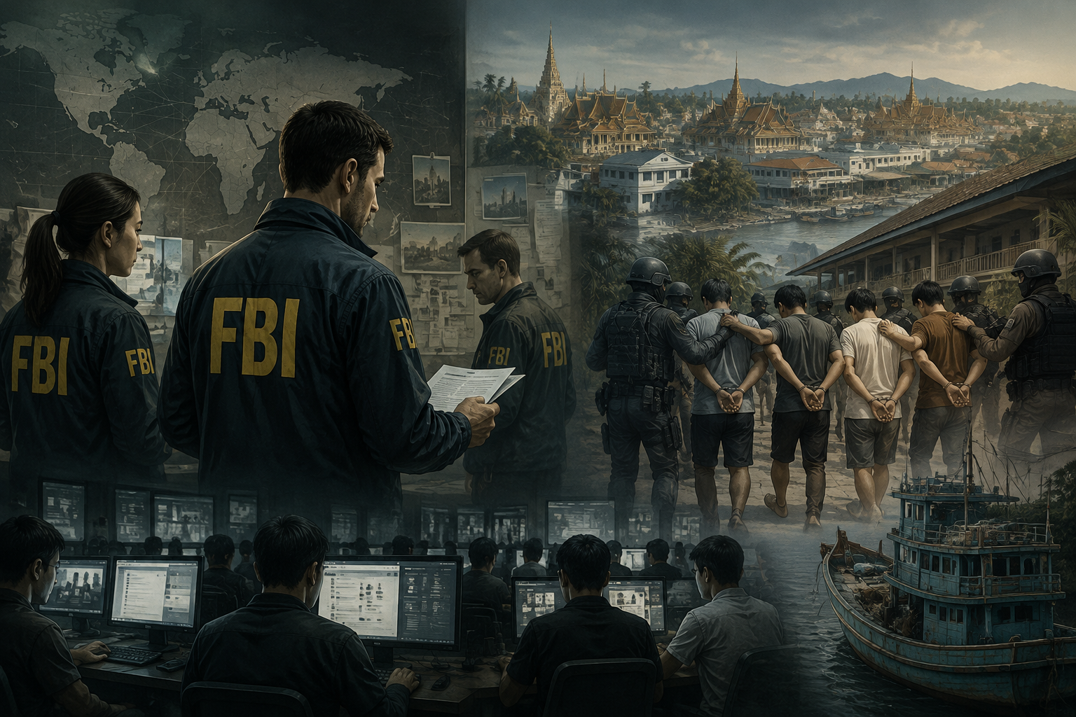 FBI重拳打击东南亚电诈园区 2025年美国损失超200亿美元